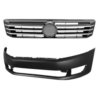 TruParts® - 2-Piece (Front Bumper Cover, Grille) (CAPA Certified)