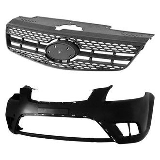 TruParts® - 2-Piece (Front Bumper Cover, Grille) (CAPA Certified)