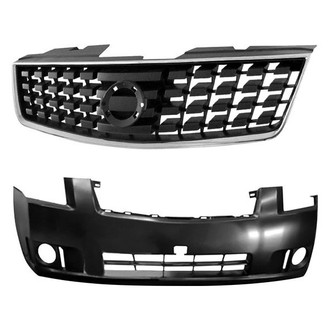 TruParts® - 2-Piece (Front Bumper Cover, Grille) (CAPA Certified)