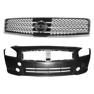 TruParts® - 2-Piece (Front Bumper Cover, Grille) (CAPA Certified)