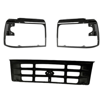 TruParts® - 3-Piece (Grille, Driver and Passenger Side Headlight Bezel) (Standard Line)