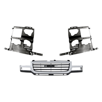 TruParts® - 3-Piece (Grille, Driver and Passenger Side Headlight Support) (Standard Line)