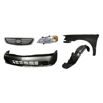 TruParts® - 5-Piece Kit (Driver Side Headlight, Front Bumper Cover, Grille, Front Driver Side Fender, Front Driver Side Fender Liner) (Standard Line)