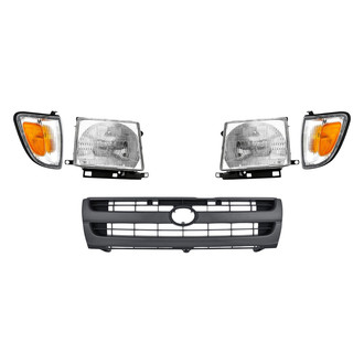 TruParts® - 5-Piece Kit (Driver and Passenger Side Headlights, Grille, Driver and Passenger Side Turn Signal/Corner Lights) (Standard Line)