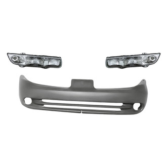 TruParts® - 3-Piece Kit (Driver and Passenger Side Headlights, Front Bumper Cover) (Standard Line)