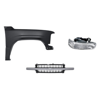 TruParts® - 3-Piece Kit (Passenger Side Headlight, Grille, Front Passenger Side Fender) (Standard Line)
