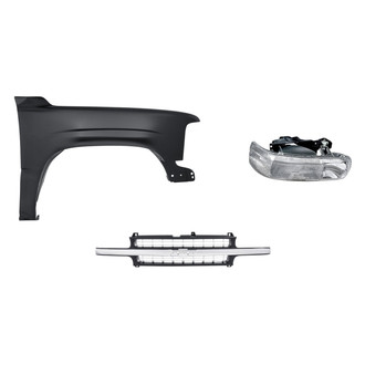 TruParts® - 3-Piece Kit (Passenger Side Headlight, Grille, Front Passenger Side Fender) (Standard Line)