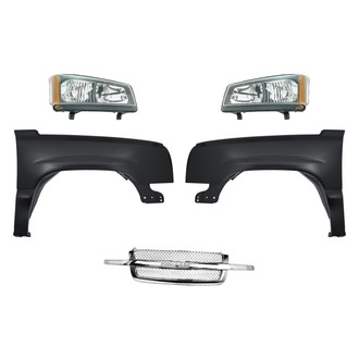 TruParts® - 5-Piece Kit (Driver and Passenger Side Headlights, Grille, Driver and Passenger Side Fenders) (Standard Line)