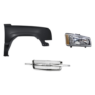 TruParts® - 3-Piece Kit (Passenger Side Headlight, Grille, Front Passenger Side Fender) (Standard Line)
