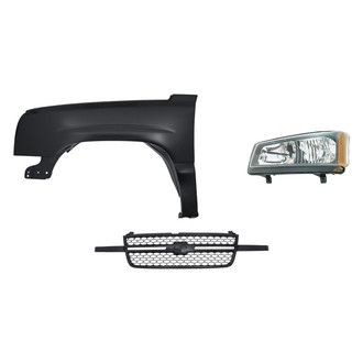 TruParts® - 3-Piece Kit (Driver Side Headlight, Grille, Front Driver Side Fender) (Standard Line)