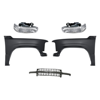 TruParts® - 5-Piece Kit (Driver and Passenger Side Headlights, Grille, Driver and Passenger Side Fenders) (Standard Line)