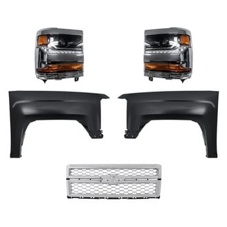 TruParts® - 5-Piece Kit (Driver and Passenger Side Headlights, Grille, Driver and Passenger Side Fenders) (Standard Line)