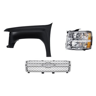 TruParts® - 3-Piece Kit (Driver Side Headlight, Grille, Front Driver Side Fender) (Standard Line)