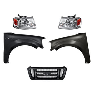 TruParts® - 5-Piece Kit (Driver and Passenger Side Headlights, Grille, Driver and Passenger Side Fenders) (Standard Line)