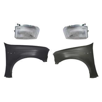 TruParts® - 4-Piece Kit (Driver and Passenger Side Headlights, Driver and Passenger Side Fenders) (Standard Line)