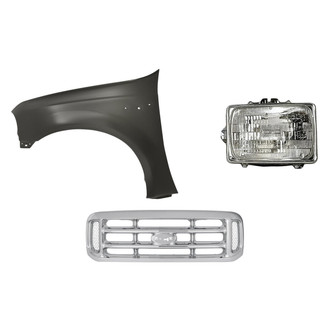 TruParts® - 3-Piece Kit (Driver Side Headlight, Grille, Front Driver Side Fender) (Standard Line)