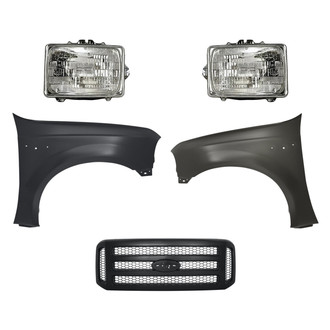 TruParts® - 5-Piece Kit (Driver and Passenger Side Headlights, Grille, Driver and Passenger Side Fenders) (Standard Line)
