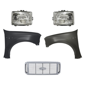 TruParts® - 5-Piece Kit (Driver and Passenger Side Headlights, Grille, Driver and Passenger Side Fenders) (Standard Line)