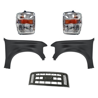 TruParts® - 5-Piece Kit (Driver and Passenger Side Headlights, Grille, Driver and Passenger Side Fenders) (Standard Line)