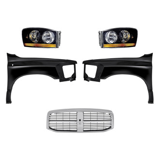 TruParts® - 5-Piece Kit (Driver and Passenger Side Headlights, Grille, Driver and Passenger Side Fenders) (Standard Line)
