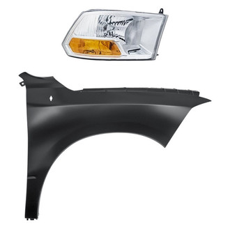 TruParts® - 2-Piece Kit (Passenger Side Headlight, Front Passenger Side Fender) (Standard Line)