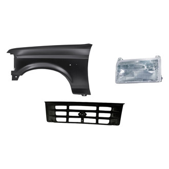 TruParts® - 3-Piece Kit (Driver Side Headlight, Grille, Front Driver Side Fender) (Standard Line)