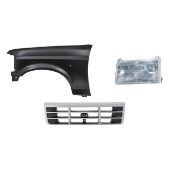 TruParts® - 3-Piece Kit (Driver Side Headlight, Grille, Front Driver Side Fender) (Standard Line)