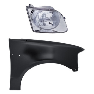 TruParts® - 2-Piece Kit (Passenger Side Headlight, Front Passenger Side Fender) (Standard Line)