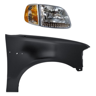 TruParts® - 2-Piece Kit (Passenger Side Headlight, Front Passenger Side Fender) (Standard Line)