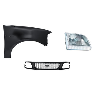 TruParts® - 3-Piece Kit (Passenger Side Headlight, Grille, Front Passenger Side Fender) (Standard Line)