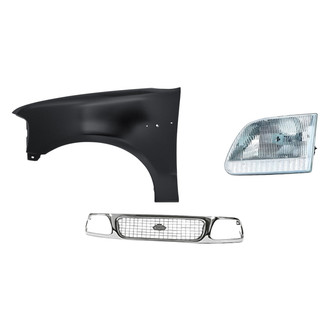 TruParts® - 3-Piece Kit (Driver Side Headlight, Grille, Front Driver Side Fender) (Standard Line)