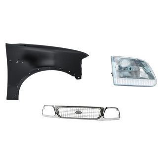 TruParts® - 3-Piece Kit (Passenger Side Headlight, Grille, Front Passenger Side Fender) (Standard Line)
