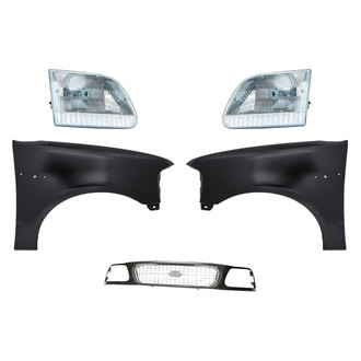 TruParts® - 5-Piece Kit (Driver and Passenger Side Headlights, Grille, Driver and Passenger Side Fenders) (Standard Line)