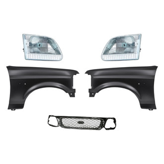 TruParts® - 5-Piece Kit (Driver and Passenger Side Headlights, Grille, Driver and Passenger Side Fenders) (Standard Line)