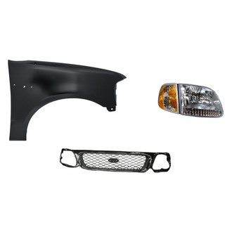 TruParts® - 3-Piece Kit (Passenger Side Headlight, Grille, Front Passenger Side Fender) (Standard Line)