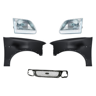 TruParts® - 5-Piece Kit (Driver and Passenger Side Headlights, Grille, Driver and Passenger Side Fenders) (Standard Line)