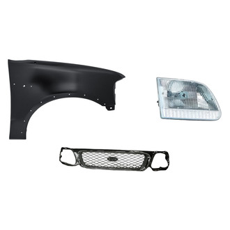 TruParts® - 3-Piece Kit (Passenger Side Headlight, Grille, Front Passenger Side Fender) (Standard Line)