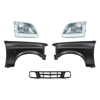 TruParts® - 5-Piece Kit (Driver and Passenger Side Headlights, Grille, Driver and Passenger Side Fenders) (Standard Line)
