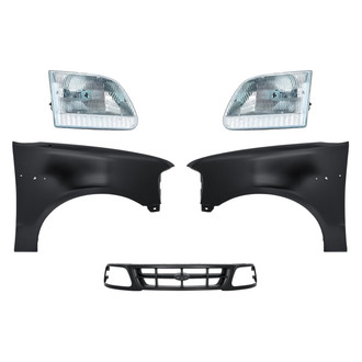 TruParts® - 5-Piece Kit (Driver and Passenger Side Headlights, Grille, Driver and Passenger Side Fenders) (Standard Line)