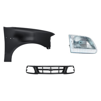 TruParts® - 3-Piece Kit (Passenger Side Headlight, Grille, Front Passenger Side Fender) (Standard Line)