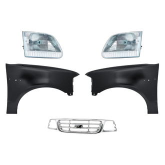 TruParts® - 5-Piece Kit (Driver and Passenger Side Headlights, Grille, Driver and Passenger Side Fenders) (Standard Line)