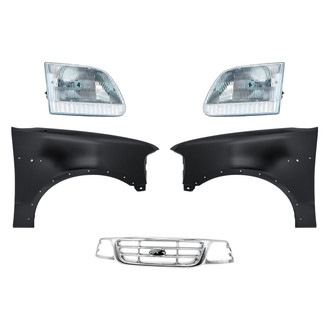 TruParts® - 5-Piece Kit (Driver and Passenger Side Headlights, Grille, Driver and Passenger Side Fenders) (Standard Line)
