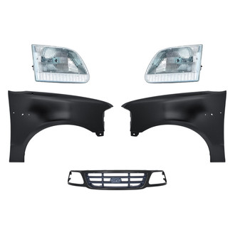 TruParts® - 5-Piece Kit (Driver and Passenger Side Headlights, Grille, Driver and Passenger Side Fenders) (Standard Line)