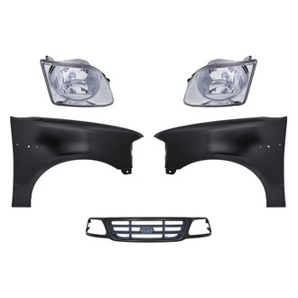 TruParts® - 5-Piece Kit (Driver and Passenger Side Headlights, Grille, Driver and Passenger Side Fenders) (Standard Line)