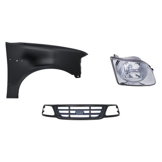 TruParts® - 3-Piece Kit (Passenger Side Headlight, Grille, Front Passenger Side Fender) (Standard Line)