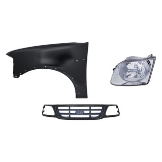 TruParts® - 3-Piece Kit (Driver Side Headlight, Grille, Front Driver Side Fender) (Standard Line)