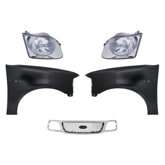 TruParts® - 5-Piece Kit (Driver and Passenger Side Headlights, Grille, Driver and Passenger Side Fenders) (Standard Line)