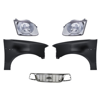 TruParts® - 5-Piece Kit (Driver and Passenger Side Headlights, Grille, Driver and Passenger Side Fenders) (Standard Line)