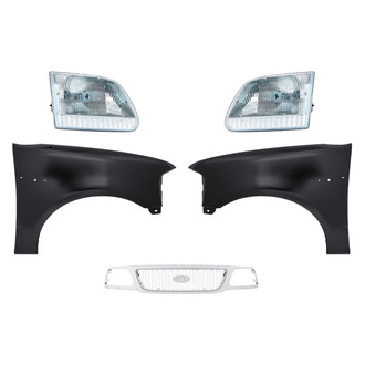 TruParts® - 5-Piece Kit (Driver and Passenger Side Headlights, Grille, Driver and Passenger Side Fenders) (Standard Line)