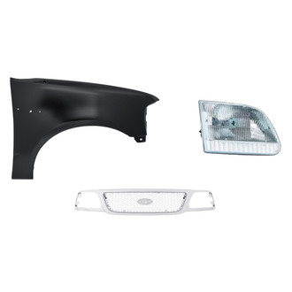 TruParts® - 3-Piece Kit (Passenger Side Headlight, Grille, Front Passenger Side Fender) (Standard Line)